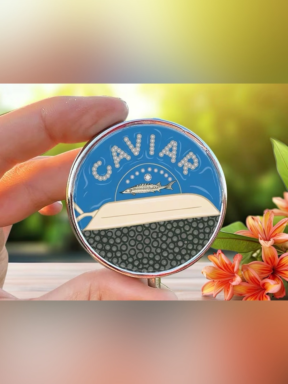 Caviar Fish pill box